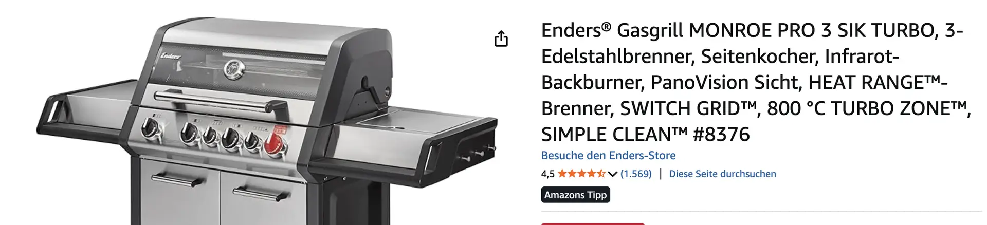 der Enders Gasgrill Monroe