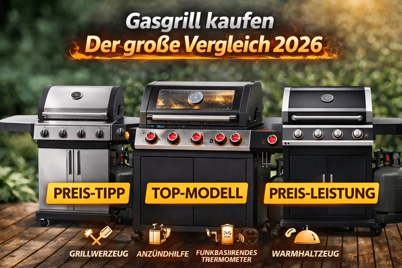 Gasgrill kaufen – großer Gasgrill Vergleich 2026 mit Preis-Leistungs-Tipp und Top-Modell