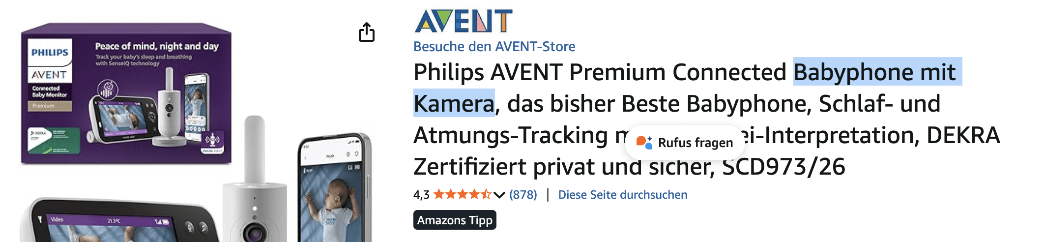 Ein Babyphone mit Kamera ist für viele Eltern unverzichtbar geworden. Es ermöglicht dir, dein Baby jederzeit im Blick zu behalten – egal ob du im Wohnzimmer, Garten oder sogar unterwegs bist.