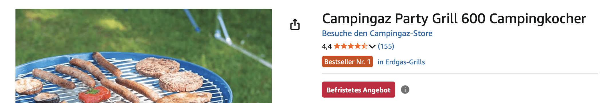 Campingaz Party Grill 600 – Der vielseitige Campinggrill für unterwegs
